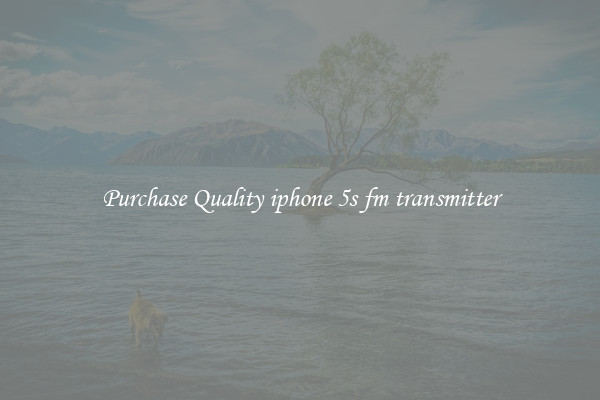 Purchase Quality iphone 5s fm transmitter