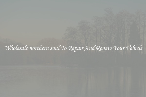 Wholesale northern soul To Repair And Renew Your Vehicle