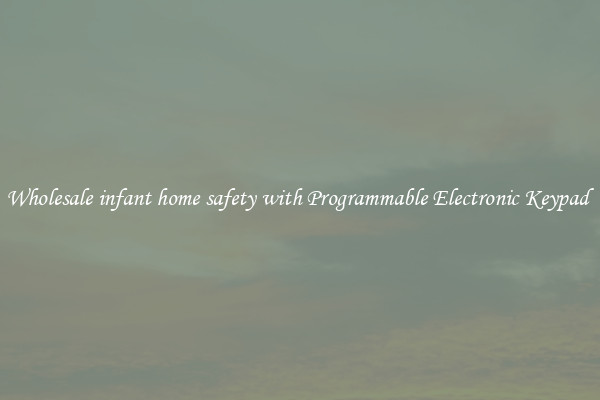 Wholesale infant home safety with Programmable Electronic Keypad 