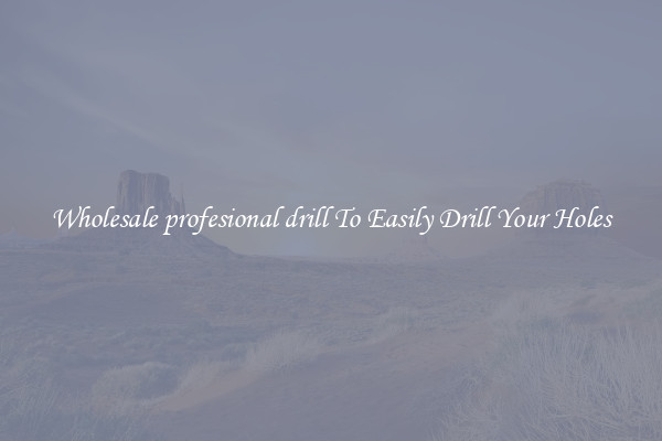 Wholesale profesional drill To Easily Drill Your Holes