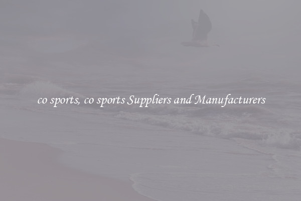 co sports, co sports Suppliers and Manufacturers