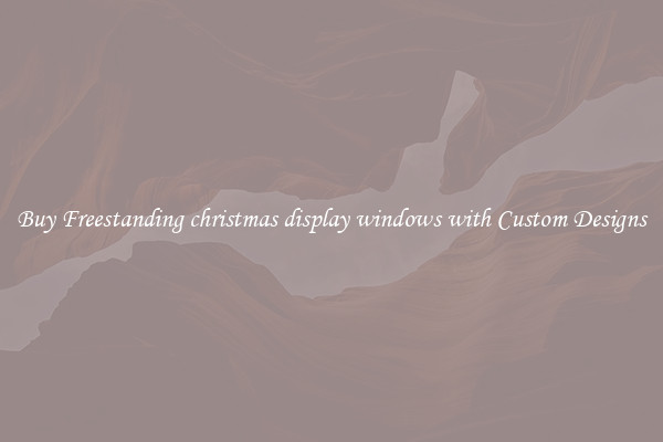 Buy Freestanding christmas display windows with Custom Designs
