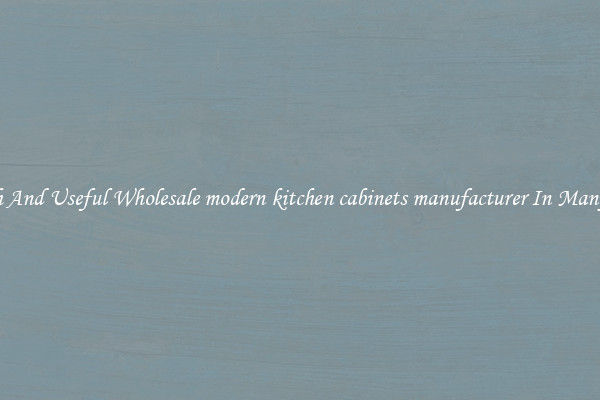 Stylish And Useful Wholesale modern kitchen cabinets manufacturer In Many Sizes