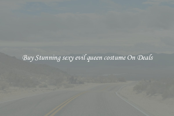 Buy Stunning sexy evil queen costume On Deals
