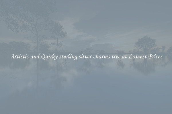 Artistic and Quirky sterling silver charms tree at Lowest Prices