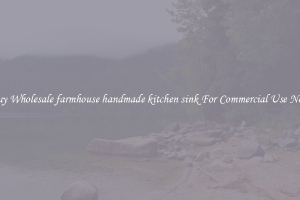 Buy Wholesale farmhouse handmade kitchen sink For Commercial Use Now